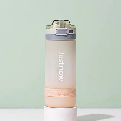 600ml Water Bottles Fashion Water Bottle with Straw BPA Free Portable Outdoor Sport Cute Drinking Plastic Bottles Eco-Friendly