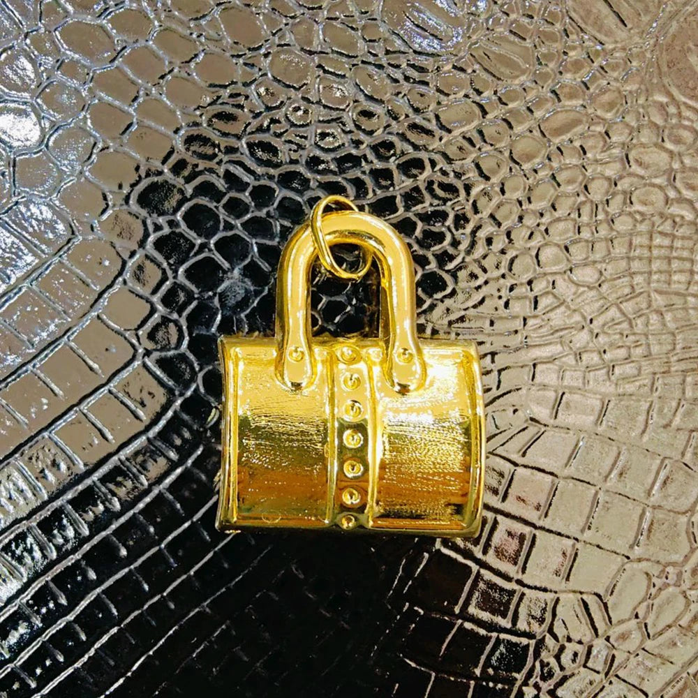 Gold Plated Pendants for Necklace Women Men Fashion 18k Gold Color African Map Design Pendant Jewelry Making for Party Daily