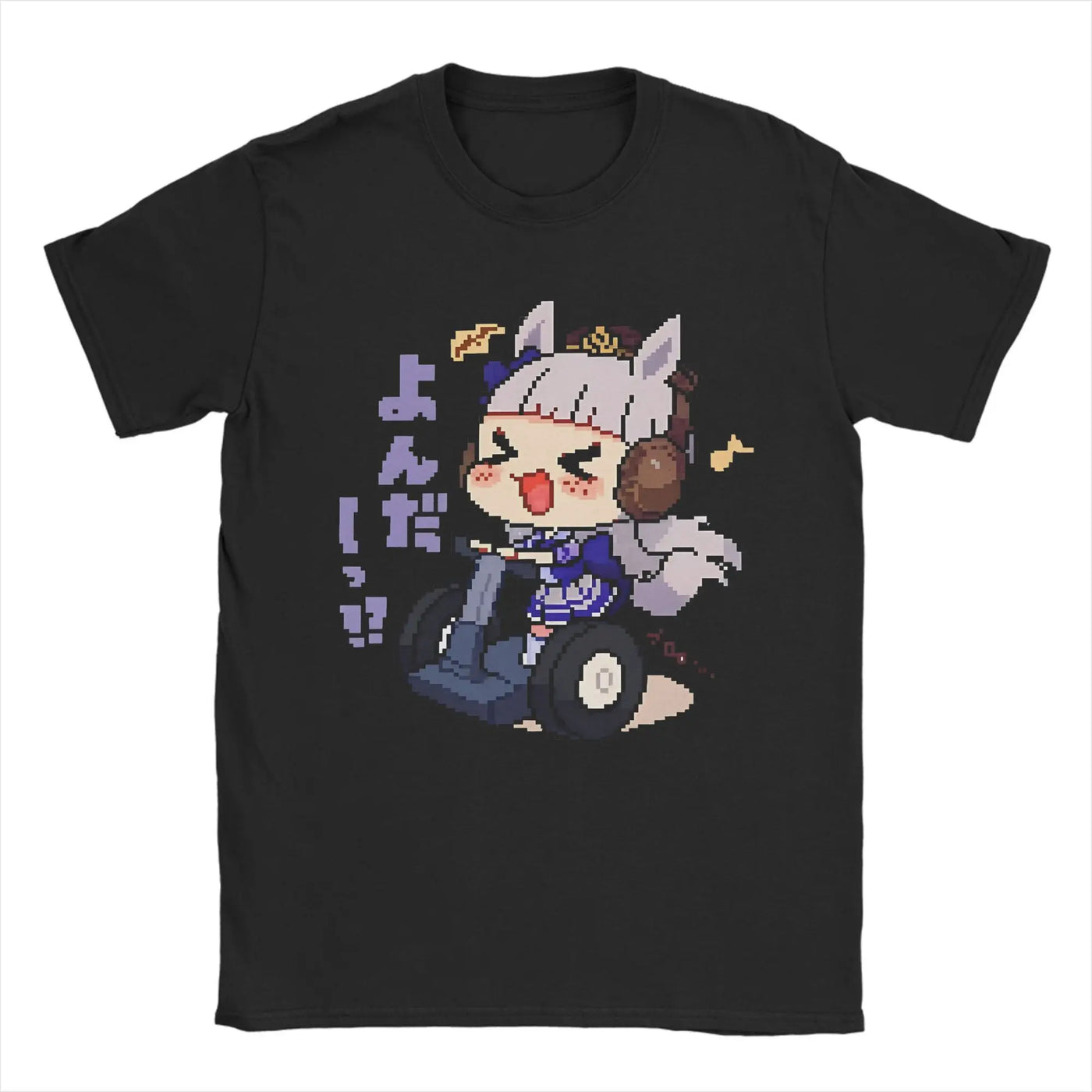 Men's T-Shirt Oguri Cap Uma musume Cool 100% Cotton Tees Short Sleeve  T Shirt O Neck Clothing Printing