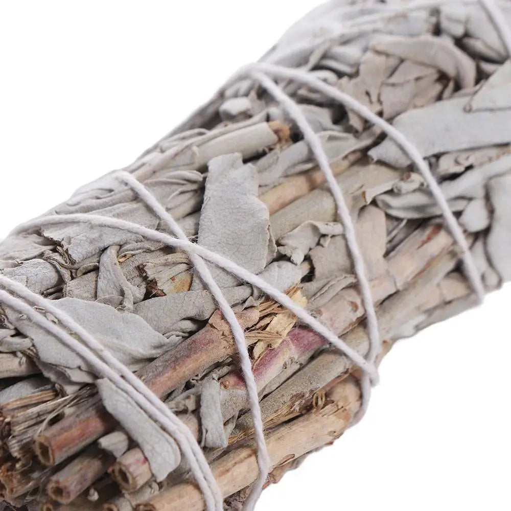 10cm White Sage Bundle Practical Portable Spiritual Incense Sticks Multifunctional Natural Energy Cleansing Bundles