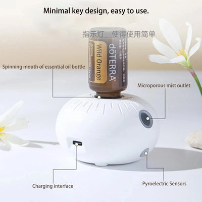 Essential Oils Diffuser Auto Flavoring For Car Air Freshener Automatic Induction Portable Room Aromatizer For Bedroom Office