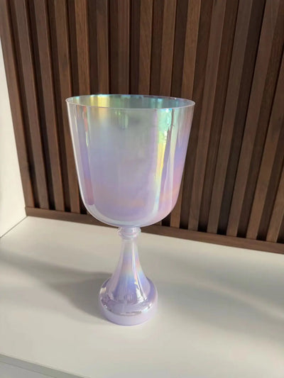 6" Purple Cosmic Alchemy Crystal Singing Bowl Sound Healing Stress Relief and Meditation