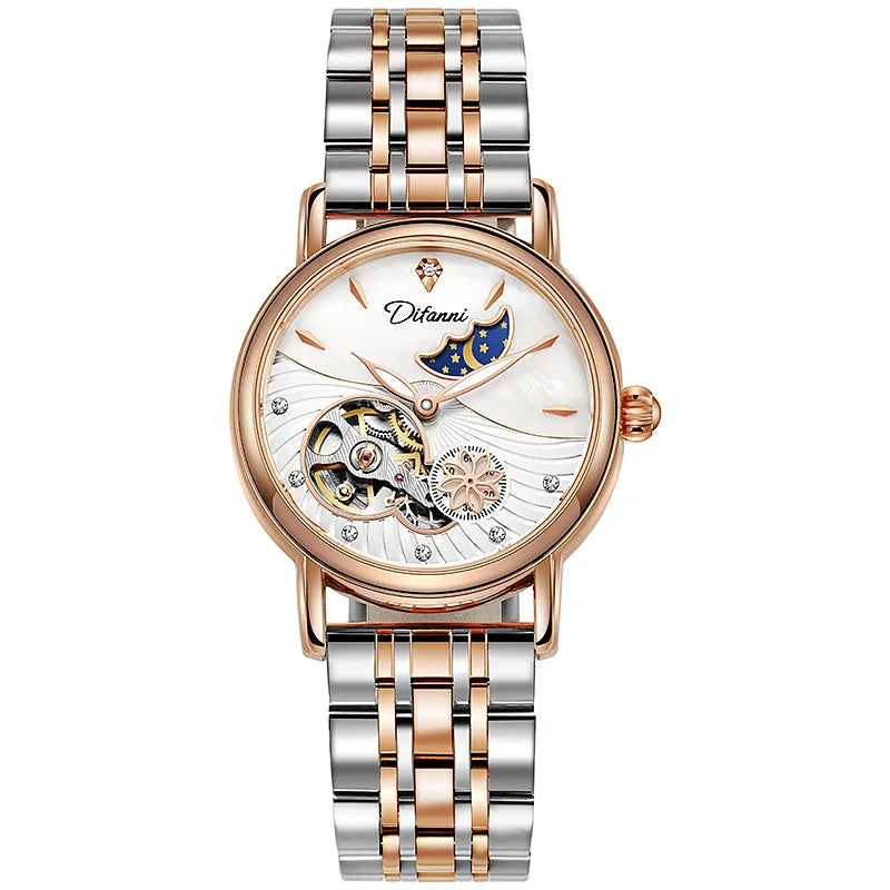 Women's Watches Waterproof Luminous Skeleton Original Automatic Mechanical Watch for Woman Elegant Ladies Watch Reloj Mujer