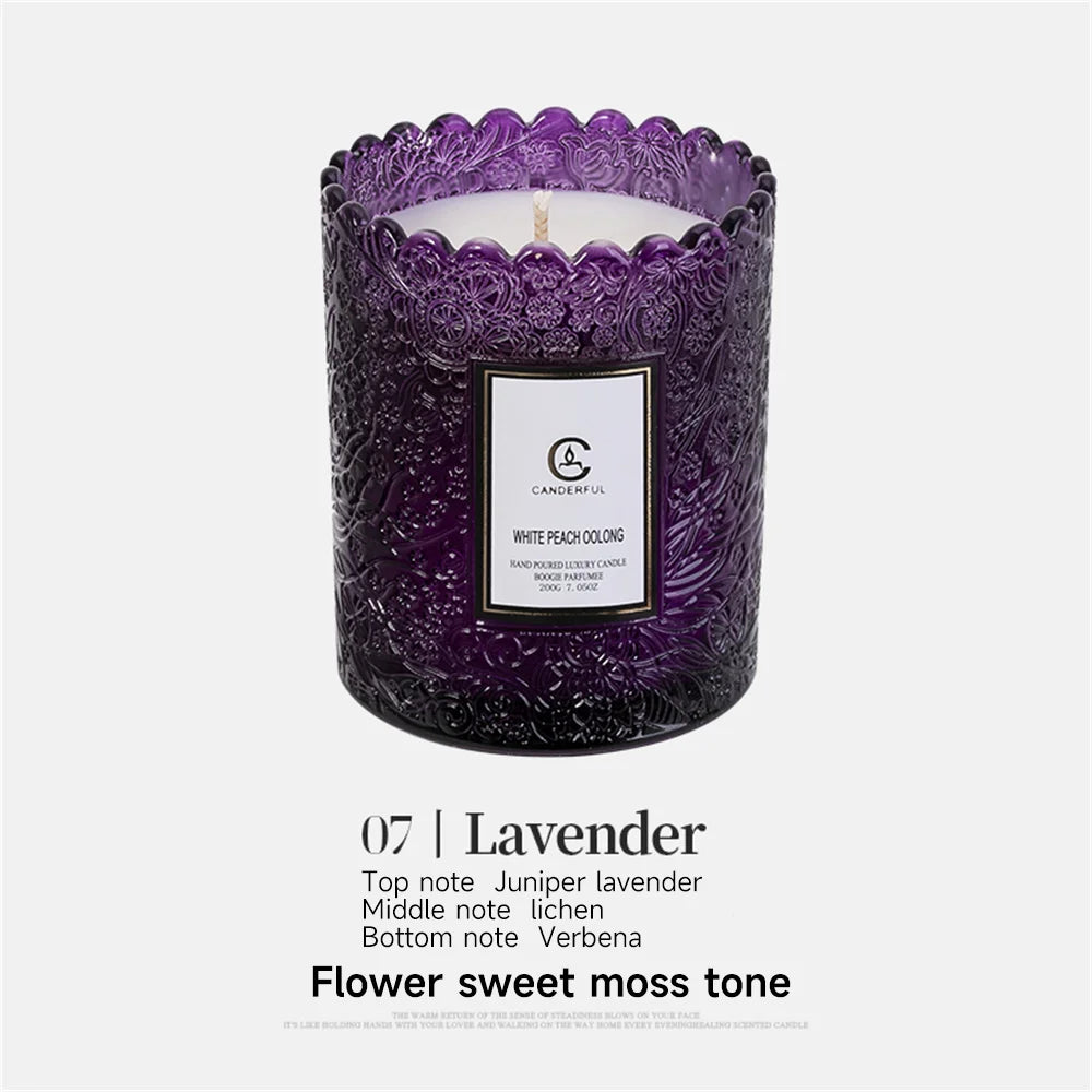 Scented Candles Natural Essential Oil Air Fragrance Diffuser, Fresh Lasting to Promote Sleep & Relieve Stress, Soy Candle Gifts