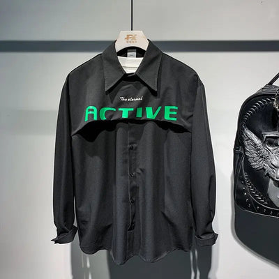 Long Sleeved Shirt for Men in Spring and Autumn New High-end Style Loose and Versatile Shirt Trend