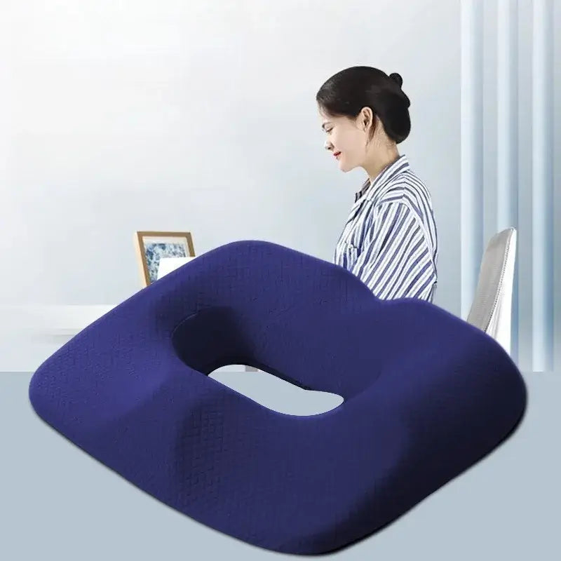 Orthopedic Coccyx Cushion - Hollow Donut Pillow for Tailbone Pain Relief